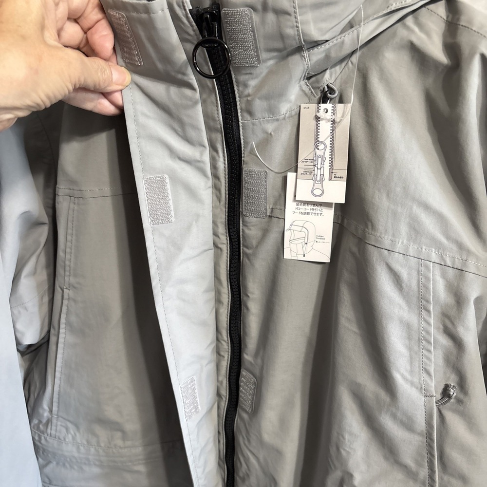 NWT Lands End Women's Gray Hooded 2X 20W-22W Squall Long Parka Stadium Coat - Picture 7 of 16